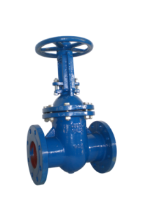 Metal seated oval body gate valves in cast iron outside screw and yoke, PN 10 and 16