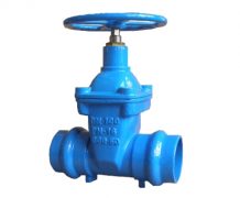 Soft seated gate valves with socket ends PN 10 and 16